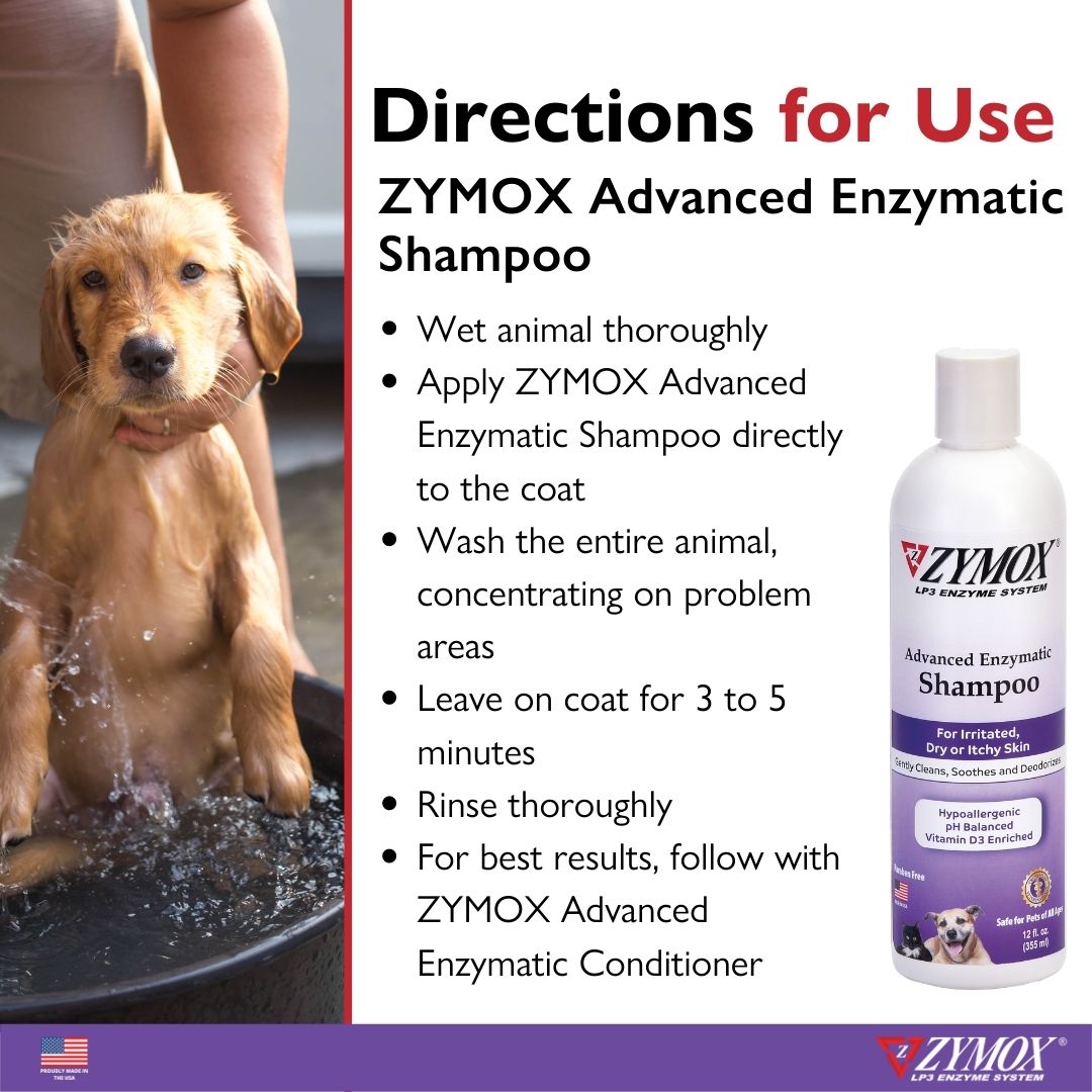 ZYMOX Advanced Enzymatic Shampoo - 12 oz | 12 oz | RZAESH1201