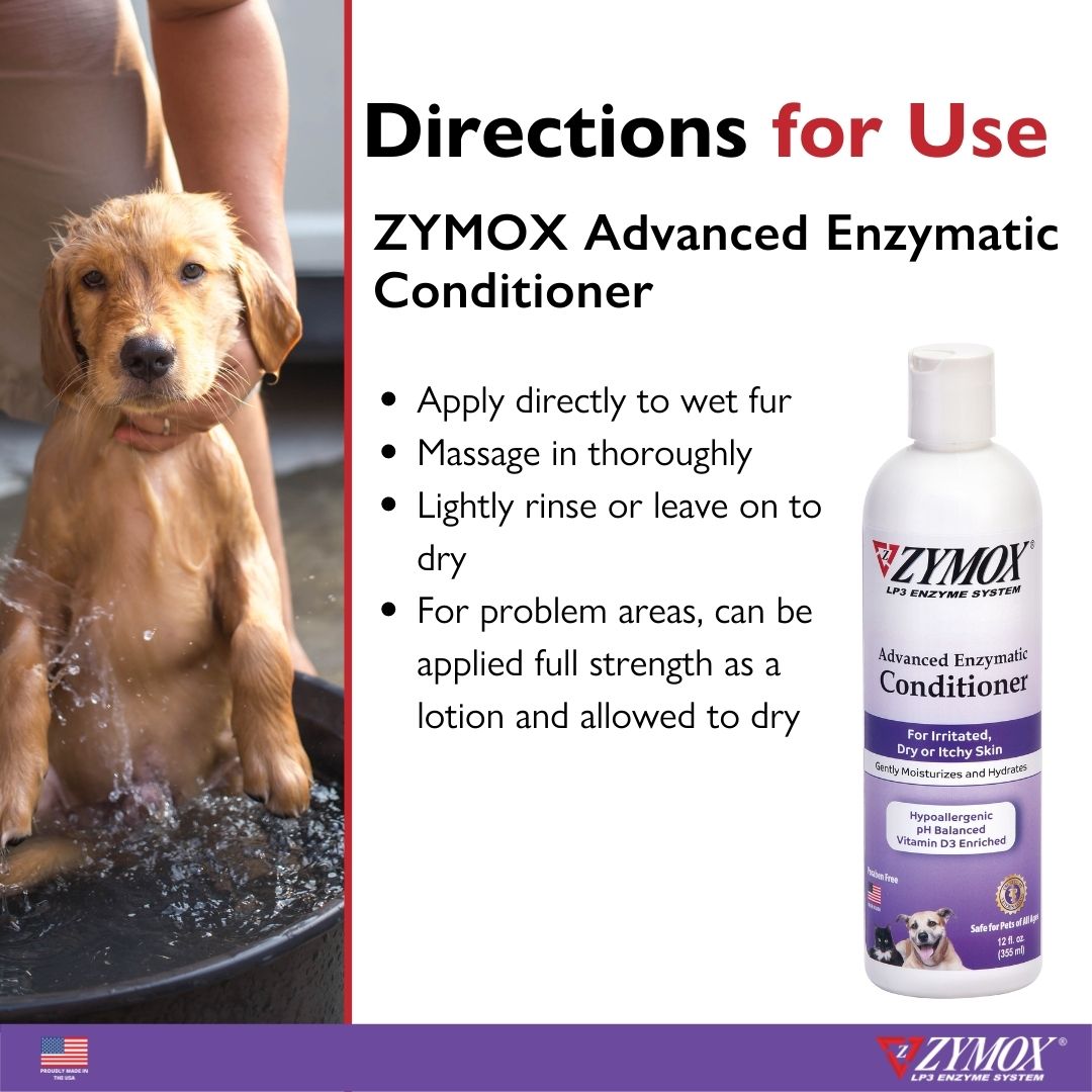 6 RZAEC1201_667334229158 _ZYMOX Adv Conditioner 12 oz bottle_Directions_