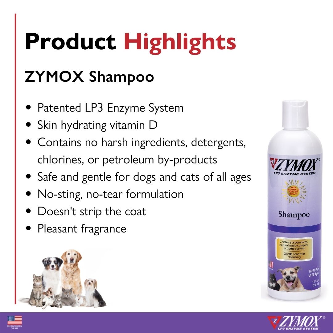 ZYMOX® Shampoo | Best Pet & Dog Shampoo for Itchy Skin