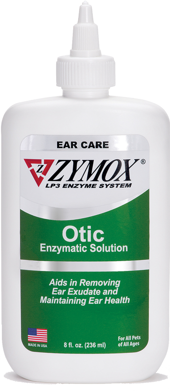 ZYMOX Otic Enzymatic Solution | Pet Ear Drops | 1.25 oz, 4 oz, 8 oz