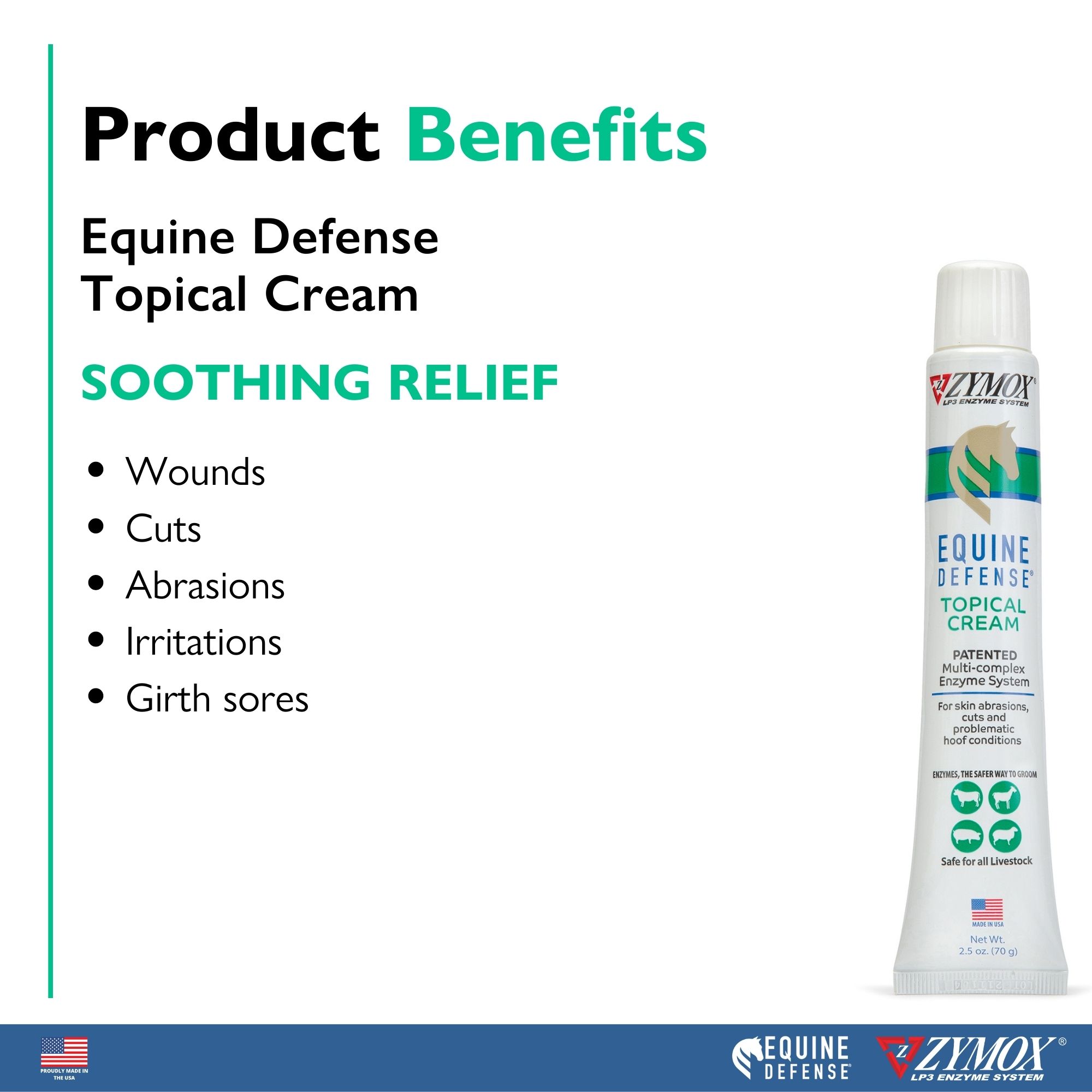 Equine Topical Cream HC Free Benefits