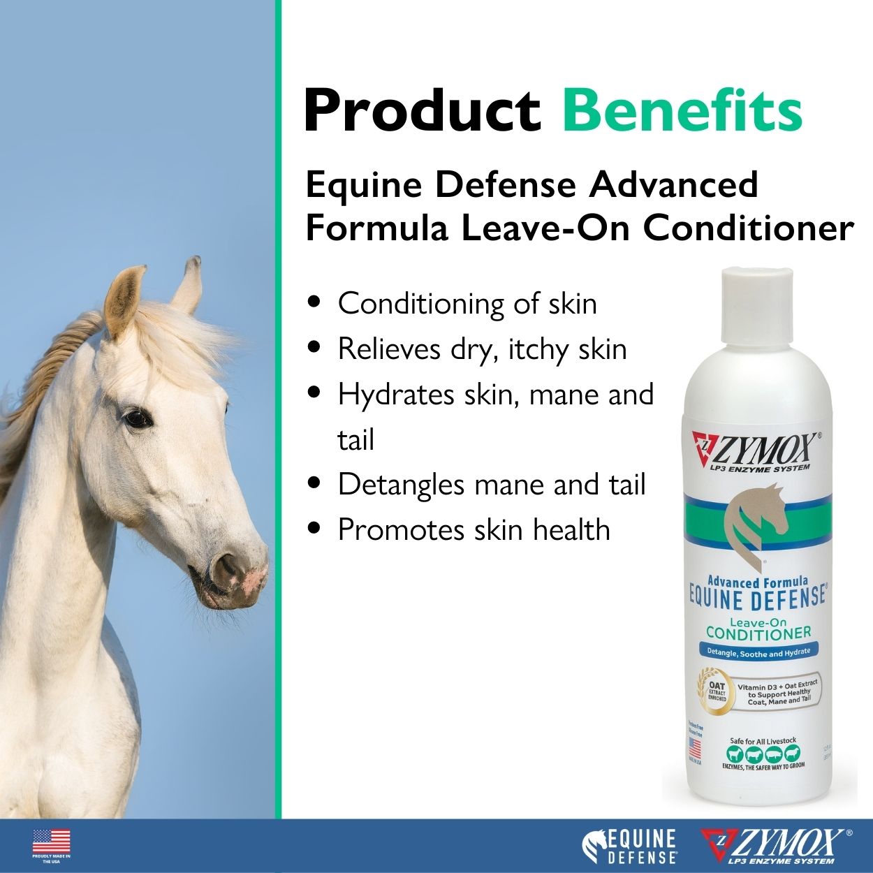 Equine Adv Conditioner 12 oz Benefits